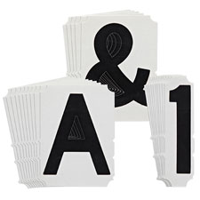32 Labels Per Card Black On Yellow Color 34 Series Indoor Letter Label 9/16 Width B-498 Repositionable Vinyl Cloth Brady 3420-M 3/4 Height Legend M 