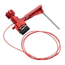 Brady Prinzing Ball Valve Lockout, Large, For 2"-8" Outside Pipe Diameter, Green