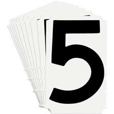 4" Black Gothic Font QuikAlign SelfSpacing Numbers and Letters