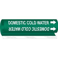 DOMESTIC COLD WATER High Performance Pipe Markers