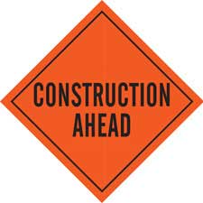 Construction Ahead Sign - Brady Part: 56750 | Brady | BradyID.com