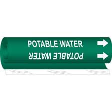 Brady 15558 Pipe Marker Green Process Water 