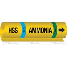 HSS VAP AMMONIA LOW Pipe Marker