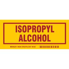 ISOPROPYL ALCOHOL Labels - Brady Part: 60249 | Brady | BradyCanada.ca