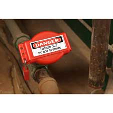 Adjustable Gate Valve Lockout - Brady Part: 64057 | BradyID.com