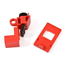 Circuit Breaker Lockout - Clamp-On Flip Cover | Part: 65396 | BRADY
