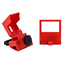 おちゃ213 Brady Part: 65397 | 065397 | Clamp-On Breaker Lockout, Flip Cover