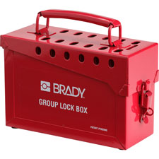 Brady Part: 65699 | 065699 | Portable Metal Group Lock Box, Small