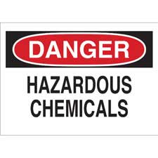 DANGER Hazardous Chemicals Sign | Brady | BradyID.com.sg