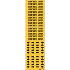 Brady 7313-3C Self-Sticking Vinyl Pipe Marker