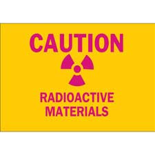 CAUTION Radioactive Materials Sign | Brady | BradyID.com