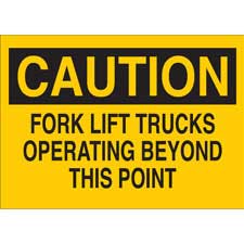 LegendNo Forklifts Allowed in This Area 10 Width 14 Height Brady 123843 Machine and Operational Sign Black and Red on White LegendNo Forklifts Allowed in This Area 10 Width 14 Height Brady 123843 Machine and Operational Sign Black and Red on White