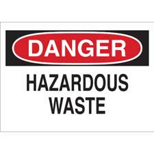 DANGER Hazardous Waste Sign | Brady | BradyID.com.sg