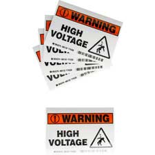 High voltage store stickers and latters