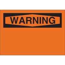 WARNING Sign - Brady Part: 88944 | Brady | BradyID.com.sg