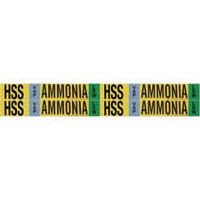 HSS VAP AMMONIA LOW Pipe Marker