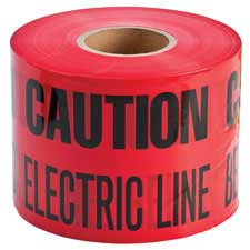 20M cable de alto voltaje X Precaución Advertencia marcador de cinta de plástico a continuación subterráneo