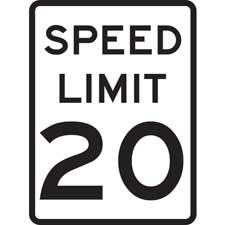 Speed Limit 20 Sign | Brady | BradyID.com