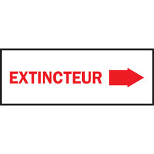 Extinctor Sign Extincteur Sign - Brady Part: 9485259 | Brady | BradyCanada.ca