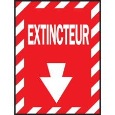Extinctor Sign Extincteur Sign - Brady Part: 9425717 | Brady | BradyCanada.ca