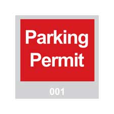 Brady 75190 Parking sign,12h,18w,fiberglass