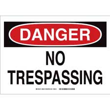 パネライ 希少 Brady BradyID.com | Sign Trespassing No DANGER | 95363 Part: 邦楽
