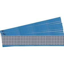 Numerical Legend Aluminum Wire Marking Cards