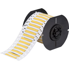 PermaSleeve Fluid Resistant Heat Shrink Labels 18" Dia for B33 Printers  2" Yellow