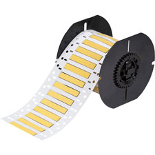 PermaSleeve Heat Shrink Wire and Cable Labels Doublesided for B33 Printers  0187" Dia x 2" Yellow