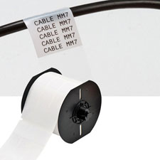 Brady™ IDXPERT™ B-427 Self-Laminating Voice and Data Communication Cable Marker  Labels Black