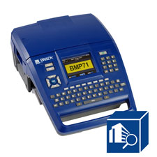 Brady 105088 MiniMark Industrial Label Printer Pipe Marker Starter Package 