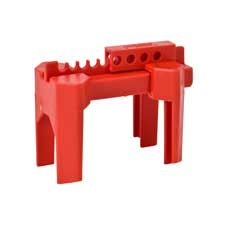 Brady Part: BS07A-RD | 45341 | 4-Legged Ball Valve Lockout