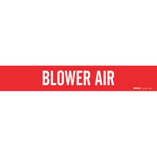 Warning Label Blower BLOWER AIR Pipe Marker | BradyID.com