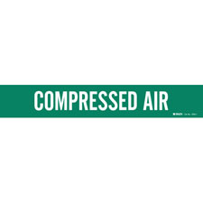 Compressed Air Point Sticker Design COMPRESSED AIR Pipe Marker | BradyID.com