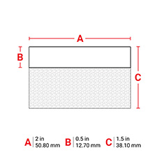 Brady Part: M6-107-427 | 173700 | Self-Laminating Vinyl Wrap