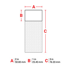 Brady Part: WRAP-6-427 | 61388 | Self-Laminating Vinyl Wrap Around