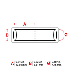Brady Part: BM-187-1-342-2 | 174438 | PermaSleeve Heat Shrink Wire