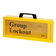 Brady13 Lock Portable Metal Lock Box Lock Out TagOut Safety Equipment 6"x9"x3.5" 