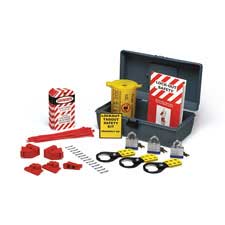 Includes 2 Safety Padlocks 105961 Brady Personal Electrical Lockout Toolbox Kit