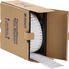 3" Core PermaSleeve Low Smoke Zero Halogen 12 to 8 Gauge Wire Marking Sleeves