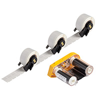 Self-Laminating Vinyl Wrap Around Wire and Cable Labels and Ribbon Kit ...