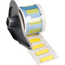 PermaSleeve Heat Shrink Wire and Cable Labels for M7 Printers  025" Dia x 1" Yellow