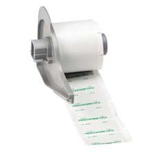 Metalized Solvent Resistant Matte Gray Polyester Labels CALIBRATION Header for M7 Printers