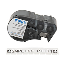 Self-Laminating Cryogenic Polyester Label Tape with Ribbon