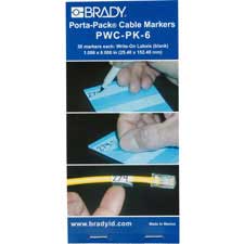 Brady Part: PWC-PK-6 | 35402 | Self-Laminating Blank Porta-Pack