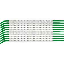 SCN09-Y Black on White Wire Marker Clip Sleeves 50 Clips Brady 