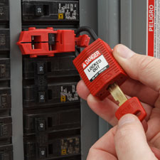SafeKey Nylon Compact Padlock Application