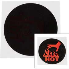 Brady 2.205" X 0.787" Temperature-Indicating Labels, Pk30 TIL-6-149C