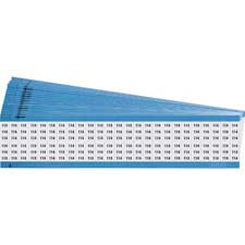 Brady Part: WM-114-PK | 111782 | Numerical Legend Vinyl Cloth Wire