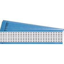 Consecutive Numbers Vinyl Cloth Wire Markers